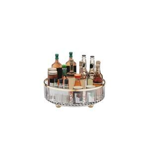 Rotating Storage Rack, Multipurpose Transparent Light Luxury Space Saving